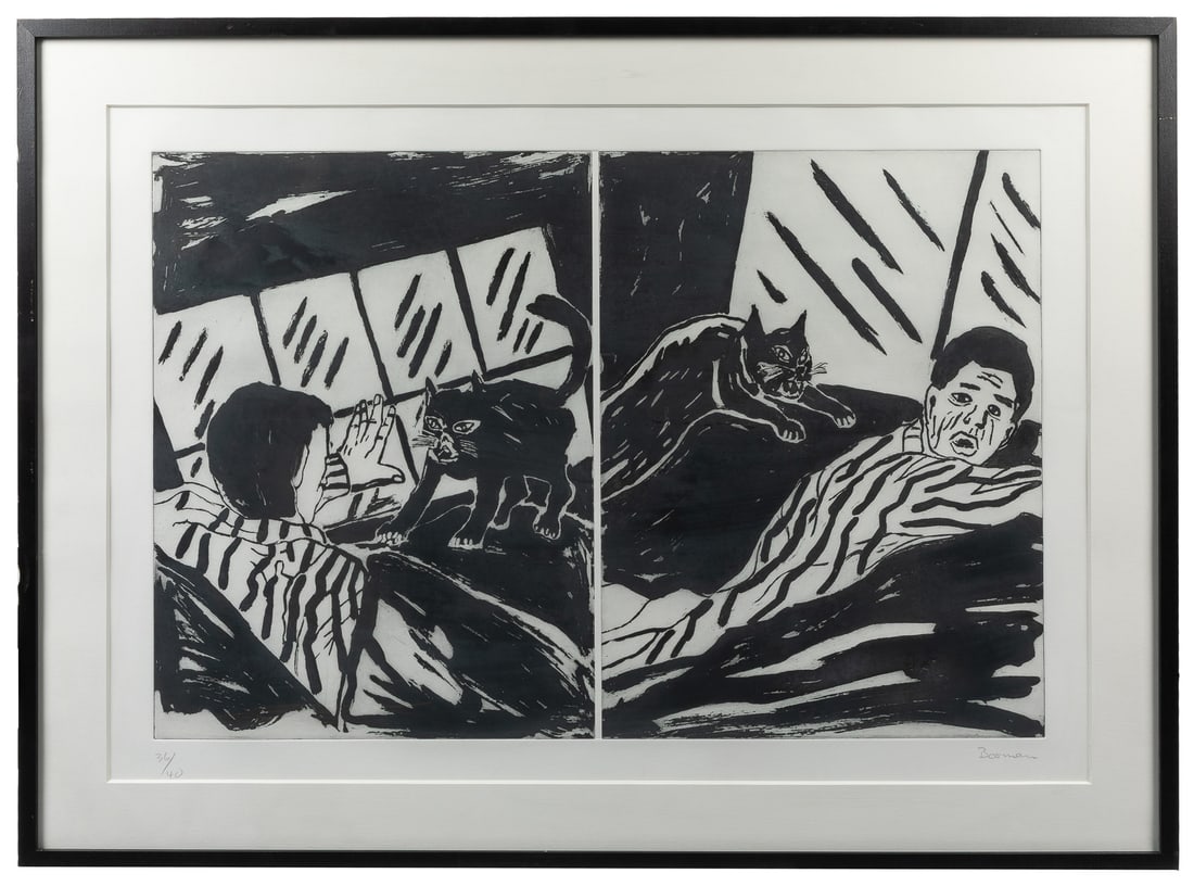 BOSMAN, Richard (American, b. 1944). Revenge of the Cat. 19... (1 of 3)