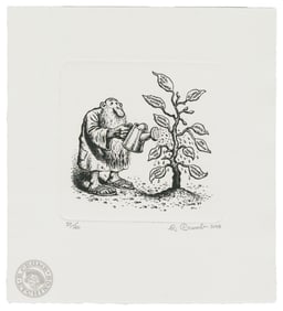 CRUMB, Robert (American, b. 1943). Pair of Signed and Numbe...