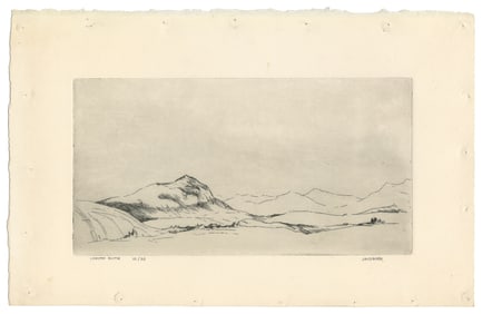 Crested Butte. Signed Engraving. [N.p., ca. 20th century]....