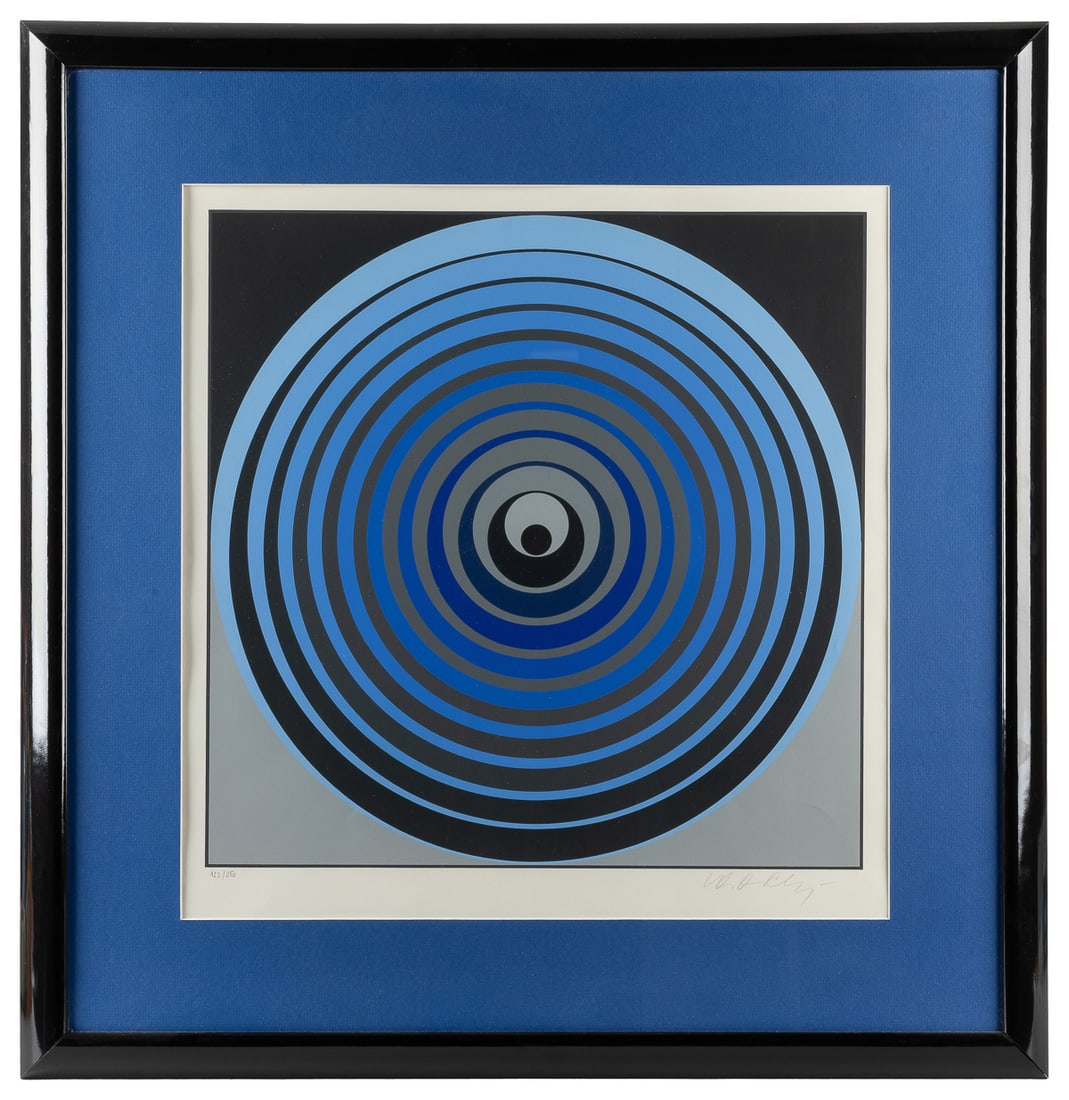 VASARELY, Victor (Hungarian-French, 1906-1997). Oerveng. Si... (1 of 2)