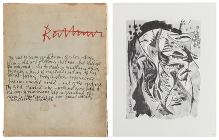 RATTNER, Abraham (American, 1893-1978). Abraham Rattner: Tw...
