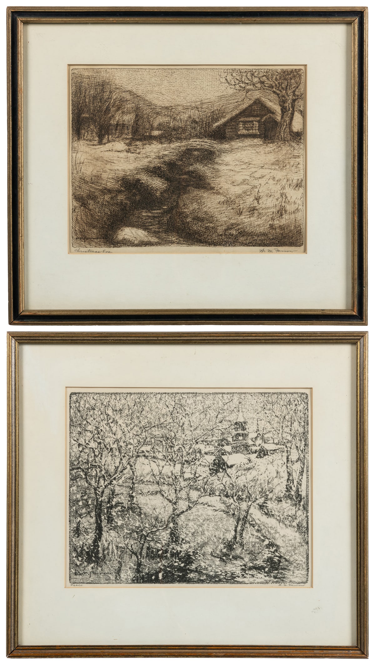 FARROW, William Mcknight (American, 1885-1967). Christmas E... (1 of 3)