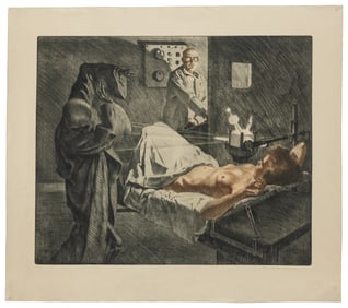 SALIGER, Ivo (Austrian, 1894-1987). Radiologist. 1930. Colo...