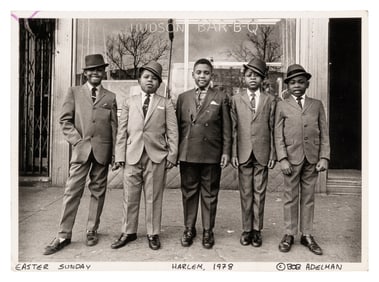 ADELMAN, Bob (American, 1931-2016). Easter Sunday, Harlem. ...