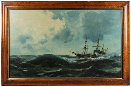 [UNKNOWN ARTIST]. Untitled Seascape. [Ca. early 20th centur...