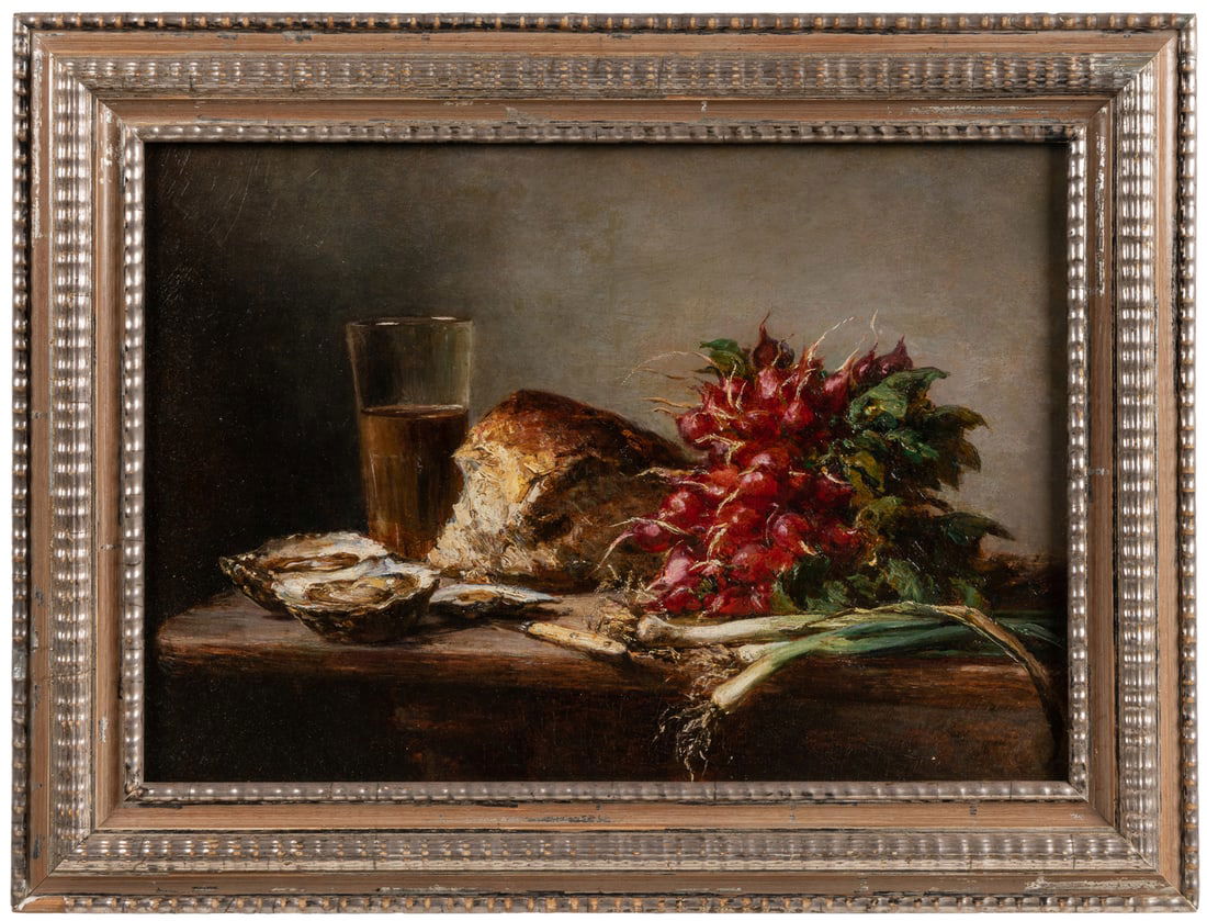 VOLLON, Antoine (French, 1833-1900). Still Life with Oyster... (1 of 3)
