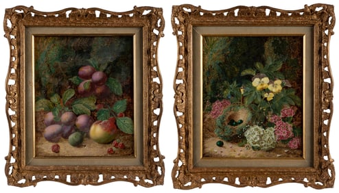 CLAIRE, Oliver (British, 1853-1927). Untitled. (A Pair)