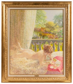 FABIEN, Louis (French, 1924-2016). La Belle aux Tarots. Cir...