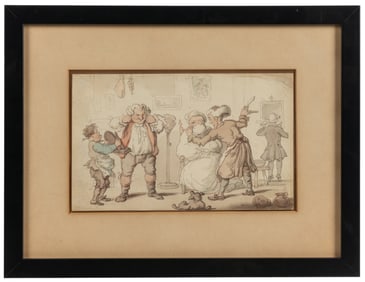 ROWLANDSON, Thomas (British, 1756-1827). Untitled. (At the ...