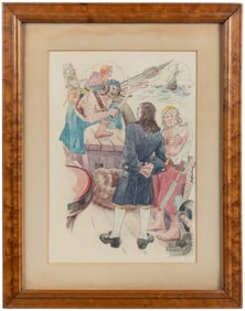 BOUGHTON, Beryl (American, 20th century). Untitled. (Sailor...