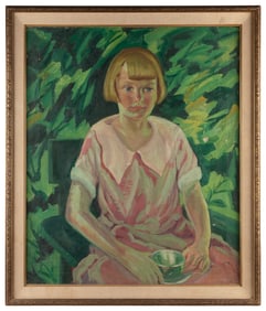 FLORET, L (American, 20th century). Untitled. Not dated. Oi...