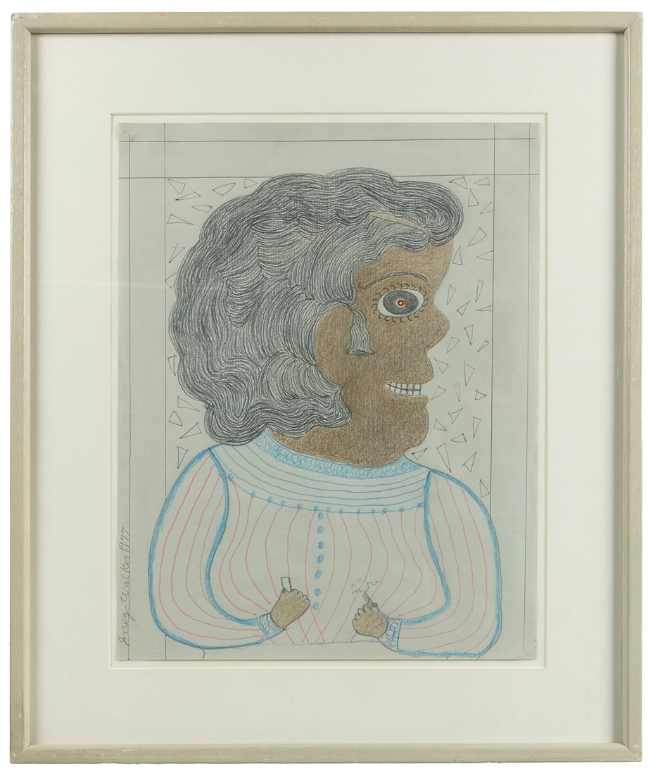 WALKER, Inez Nathaniel (American 1911-1990). Untitled. Fema... (1 of 2)