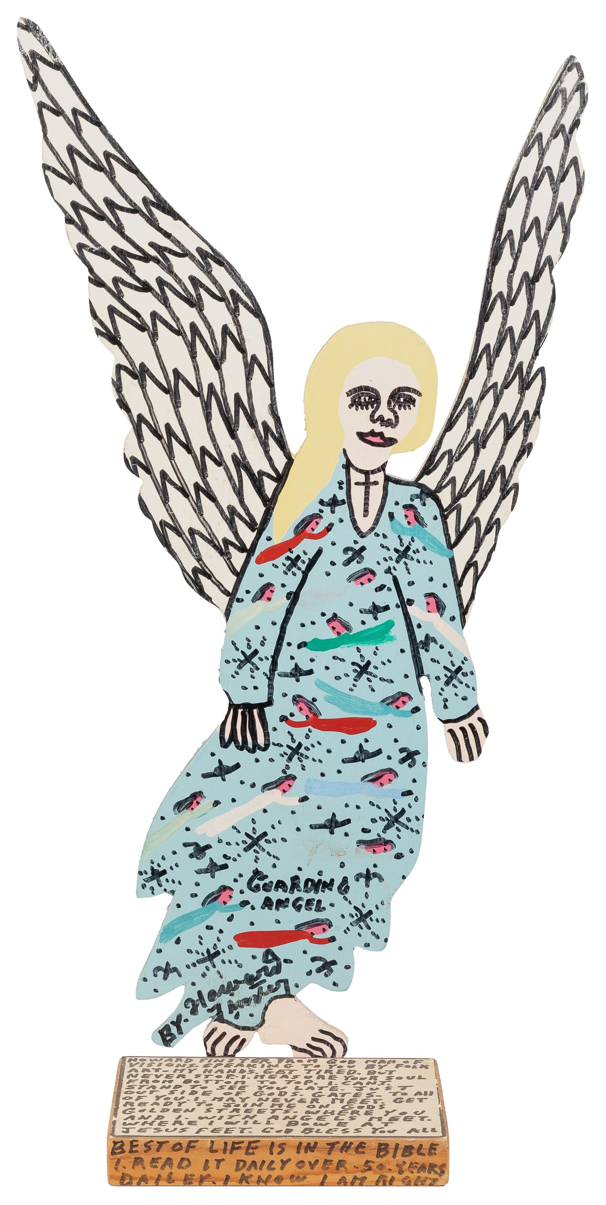 FINSTER, Howard (American, 1916-2001). Angel, #17,318. 1991... (1 of 3)