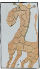 TOLLIVER, Mose (American, 1920-2006). Untitled. (Giraffe). ...
