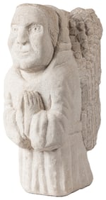 LEWIS, Tim (American, b. 1952). Angel. Carved Limestone. 19...