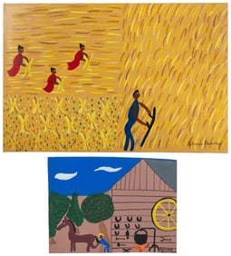 HAMILTON, Patience (American, 20th century). Two Untitled P...