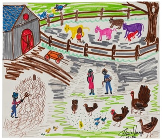 YANCEY, Floria (American, 20th century). Chores. 2002. Mark...