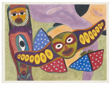 ORTH, Kevin (American, 20th century). Untitled. (Spirit pai...