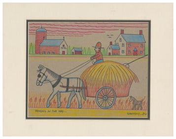 SAVITSKY, Jack (American, 20th century). Bringing in the Ha...