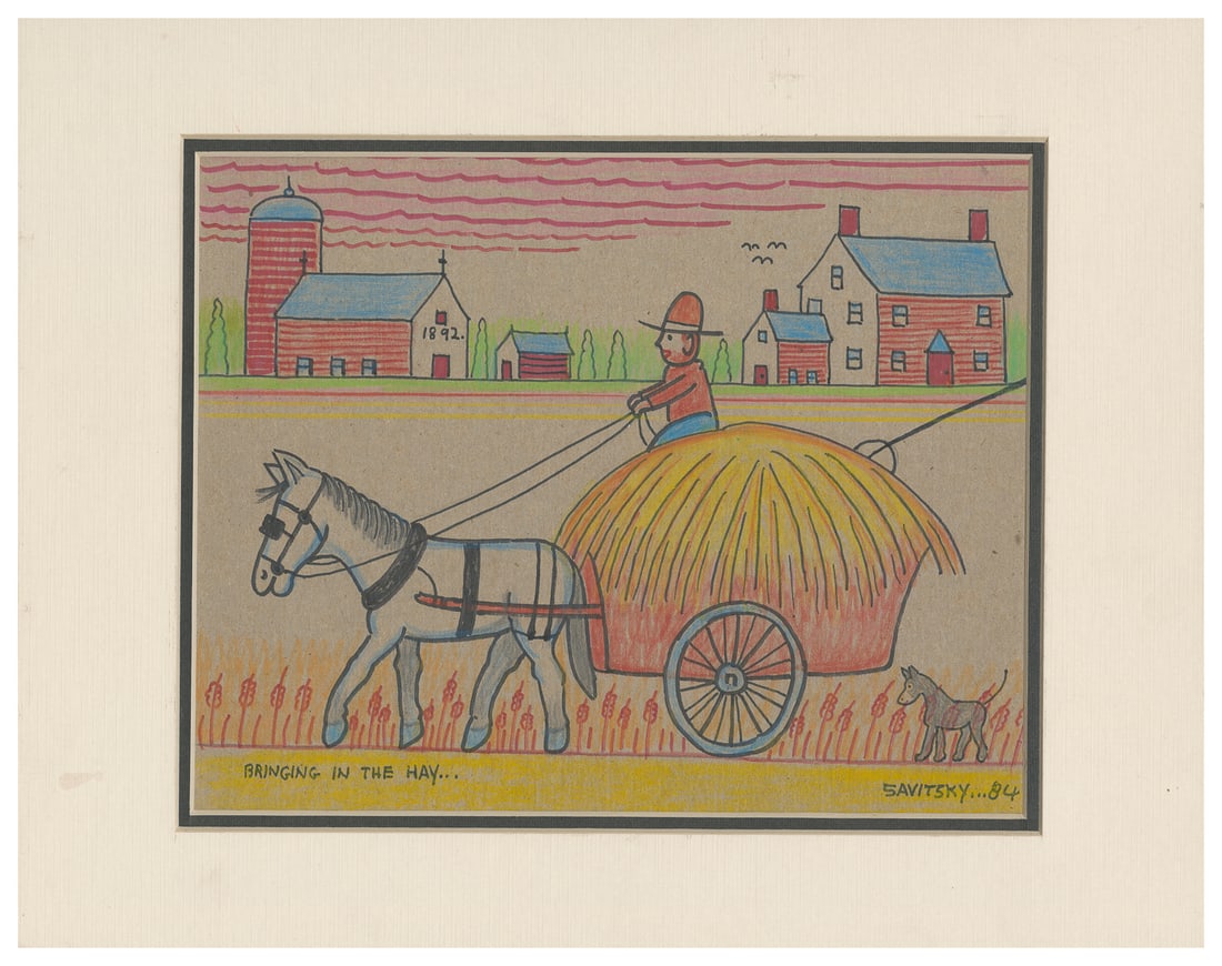 SAVITSKY, Jack (American, 20th century). Bringing in the Ha... (1 of 1)