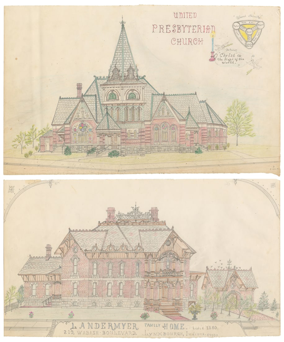 DE DU-GLASS, Jàcques (American, 1898-1993). United Presbyte... (1 of 3)