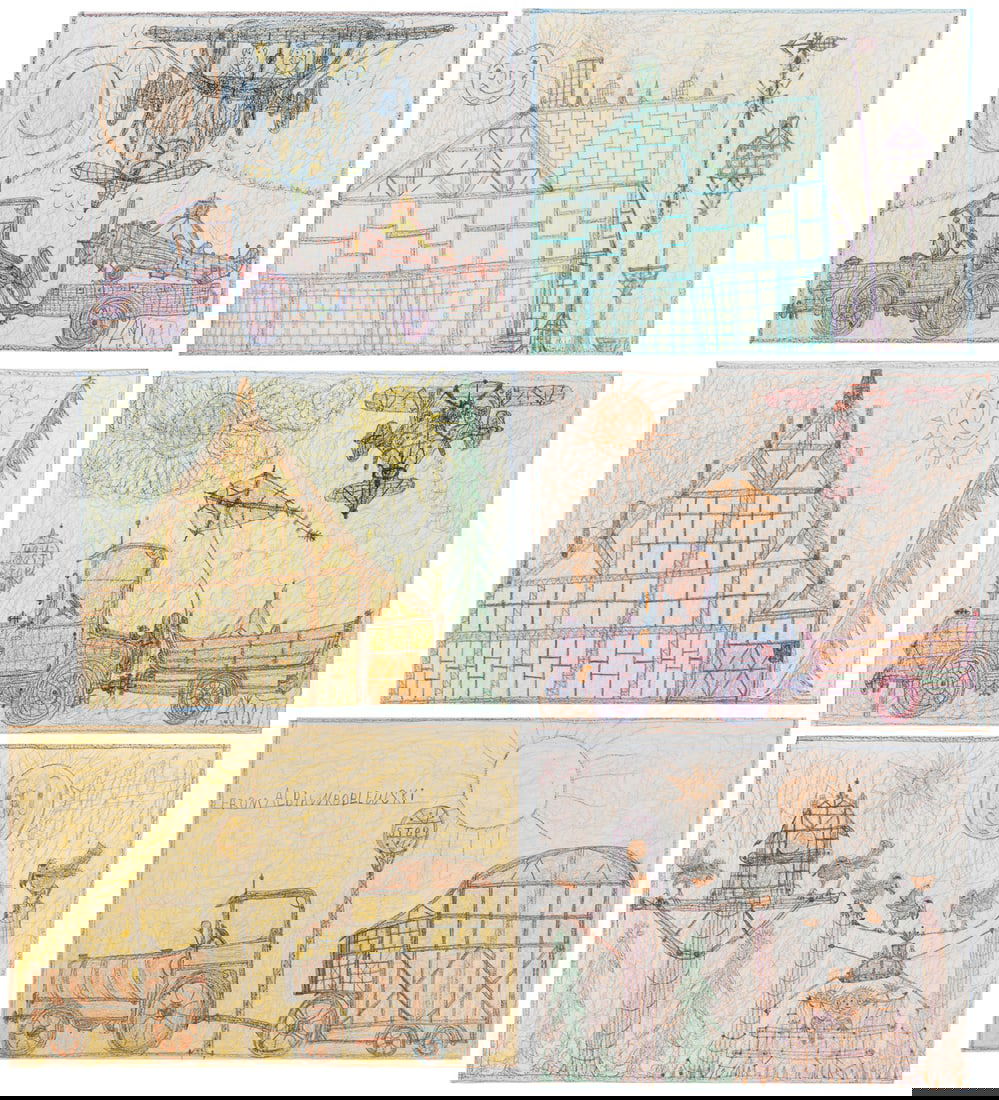 WROBLEWSKI, Albin or Alvin (Polish American, 20th century).... (1 of 7)