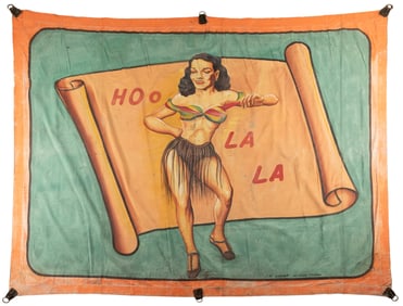 [SIDESHOW BANNERS] BARNETT, P. Hoo La La. (Hula Show). Not ...