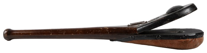 DeMoulin Bros. Fraternal Paddle. Greenville, Ill., 1930s. A...