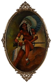 [FOLK ART PAINTING] GAGE, A. W. (American, early 20th centu...