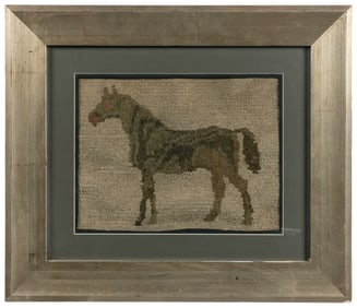 [FOLK ART] (American, early 20th century). Untitled (Horse)...