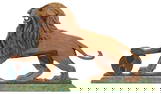 Lion Cutout with Paw on Earth. (American, 20th century). No...