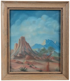 ARTIST UNKNOWN (American, 20th century). Untitled. (Mountai...
