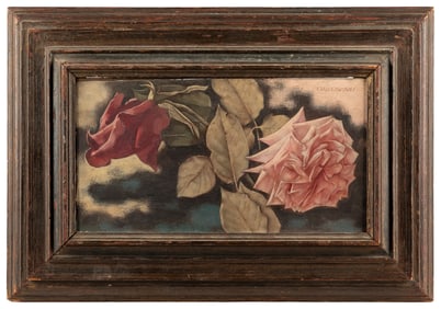 ORLOWSKI, Hans (German, 1894–1967). Untitled / Still Life Roses.