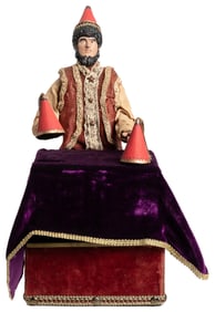 Conjuror Automaton. Circa 1880. Elaborately dressed figure ...