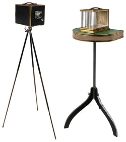 Bird Camera. Birmingham: Jack Hughes, ca. 1960s. A live dov...