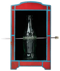 Coca Cola Cabinet. [Bottle Penetration.] Los Angeles: F.G. ...