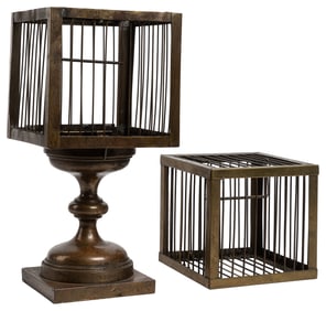 Flyto Cage. Circa 1900. A brass cage vanishes from beneath ...