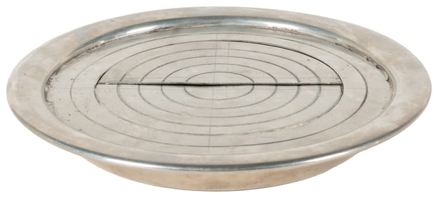 Deck Switching Plate. Circa 1920. Heavy metal plate with sp...