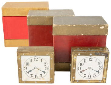 [CLOCKS – MAGIC]. Two Himber-Made Clock Tricks. Including: ...