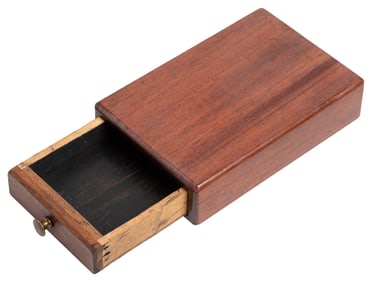 Double Card Drawer Box. London: J. Bland [?], ca. 1880. A c...