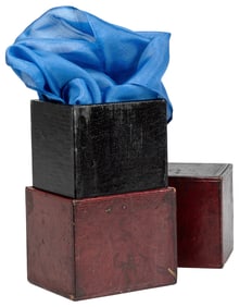 Leather Handkerchief Production Box. Paris: DeVere, ca. 189...