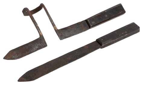 Knife Through Arm. Circa 1900. Gimmicked knife approximatin...
