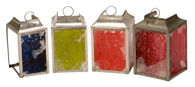 Production Lanterns. European, 1880 ca. Four nesting lanter...
