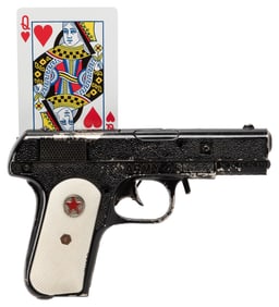 Meteor Card Pistol. New York: Tannen’s, 1960s. A card perch...