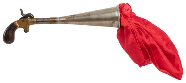 Pistol Funnel (Handkerchief Vanishing Pistol). Circa 1900. ...