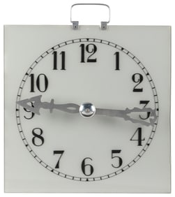 Spirit Clock Dial. Circa 1935. The hand of the clock is spu...