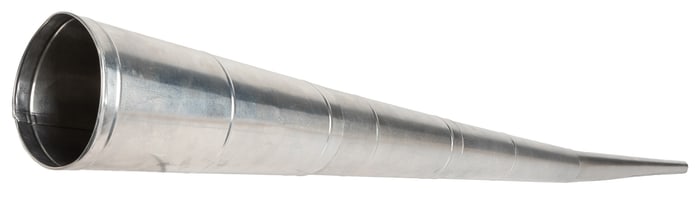 Spirit Trumpet. Circa 1950. Collapsible aluminum trumpet fo...