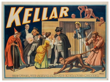 KELLAR, Harry (1849 – 1922). Kellar. The Witch, the Sailor,...