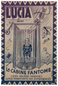 Lucia dans Le Cabine Fantome. Paris: Harcourt, ca. 1920. Po...