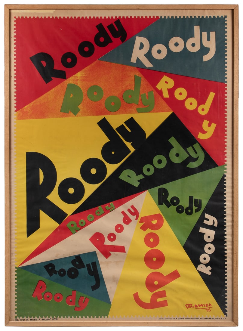 ROODY (Alfonso Parodi, 1895 - ?). Roody. [Names]. Milan: N.... (1 of 1)